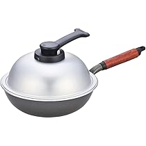 Amazon｜北陸アルミ 中華鍋24cm [ガス火専用] 軽量 ウー